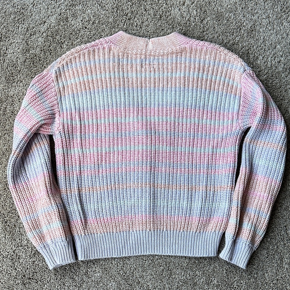GAP Women's Button-Up Striped Cardigan - Picture 4 of 4